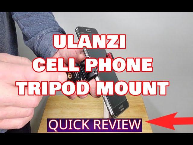 ULANZI ST 06S 2 Cold Shoe Phone Tripod Mount Holder