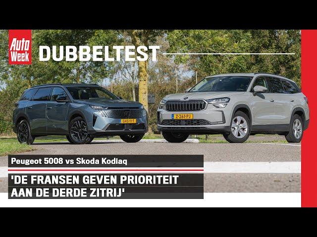 Peugeot 5008 vs. Skoda Kodiaq - AutoWeek dubbeltest