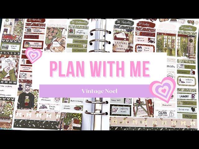 Plan With Me  Vintage Noel (Scribble Prints Co)