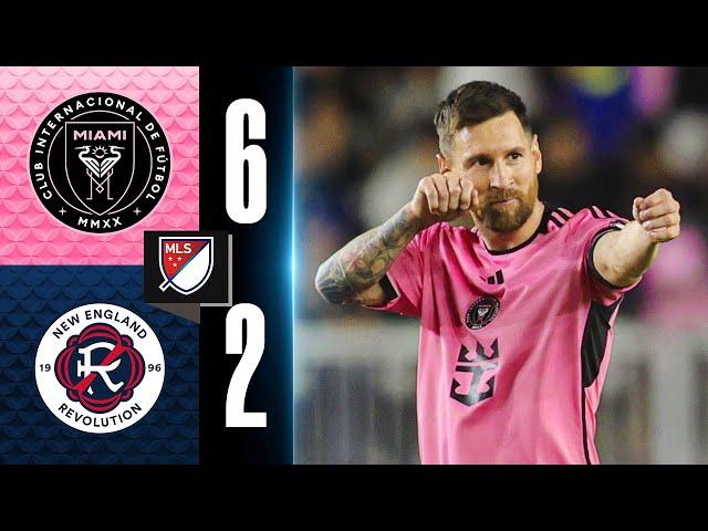 Inter Miami 6-2 New England | Resumen | MLS 2024