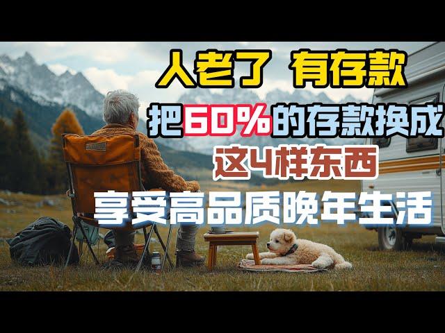 獨居老人，有存款，最佳晚年生活，把60%的存款換成這4樣東西，享受高品質晚年生活！#情感故事 #老年生活