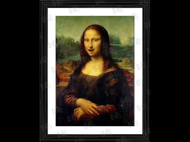 AI generated video of Monalisa introducing herself