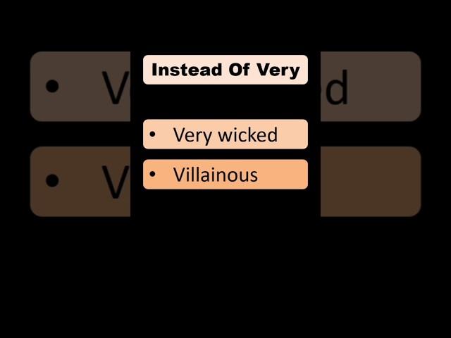 Instead Of Very | Basic English vs Advanced English | IELTS Vocabulary |