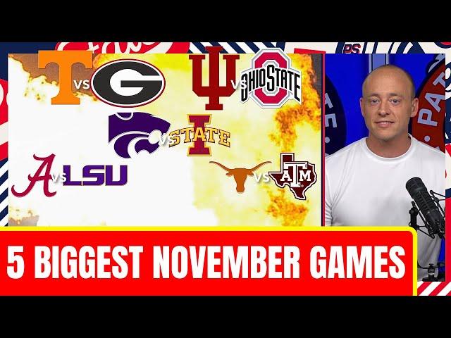 College Football's 5 Biggest November Games - Josh Pate Cut