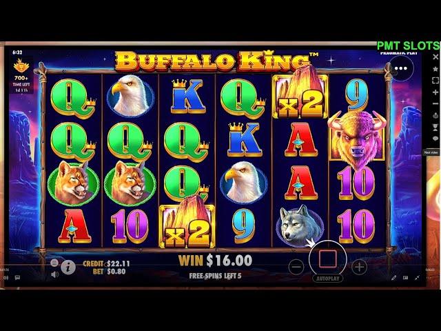 Buffalo King HUGE BONUS WIN! (Online Slot)