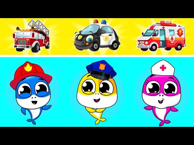 Profession Song | Baby Shark Nursery Rhymes And Kids Songs