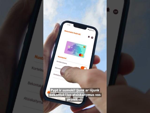 Kortelės paklūsta tau! | „Swedbank“ programėlė