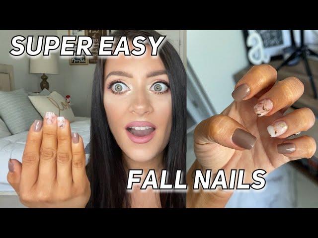 DIY EASY FALL NAILS WITH ME PRESS ON- GLAMNETIC NAILS