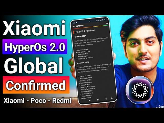 Xiaomi HyperOs 2.0 Global Confirmed Eligible Devices list | HyperOs 2.0 INDIA 