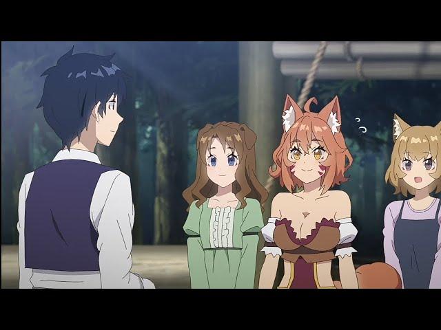 Hiraku met with his new wife Sena and her friends | Isekai Nonbiri Nouka