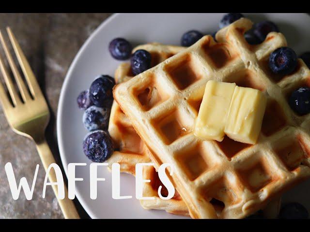 THE BEST WAFFLES | SUPER EASY HOMEMADE WAFFLES | #shorts | BY KRAFTED KITCHEN