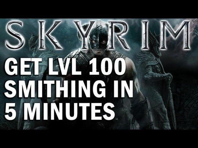 Skyrim Walkthrough: Level 100 Smithing