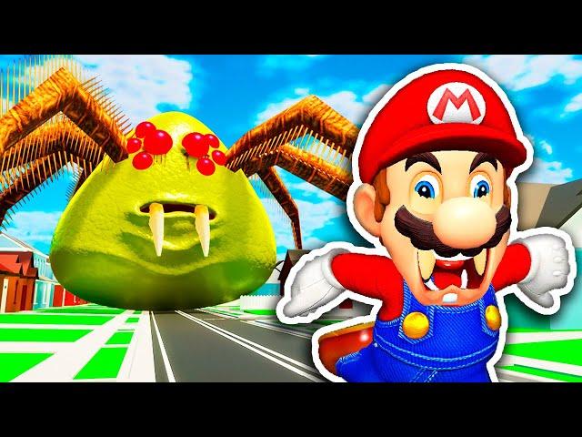 Mario Plays Pou.Exe SPIDER POULINA MOD DLC UPDATE (Bou's Revenge 7)