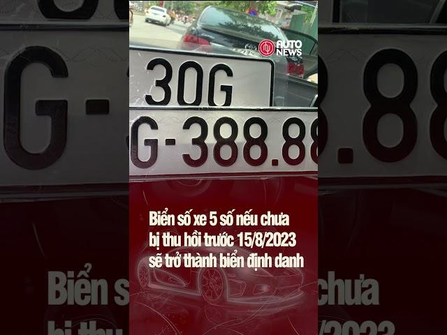 Những biển số xe mất giá trị sử dụng từ ngày 1/1/2026