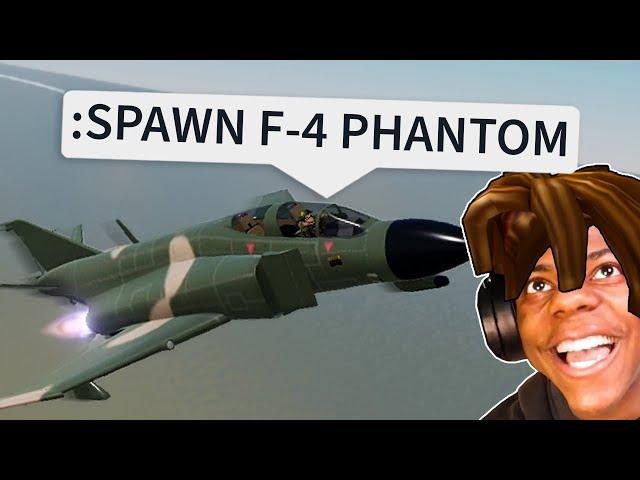 ROBLOX War Tycoon Funny Moments (F-4 PHANTOM)