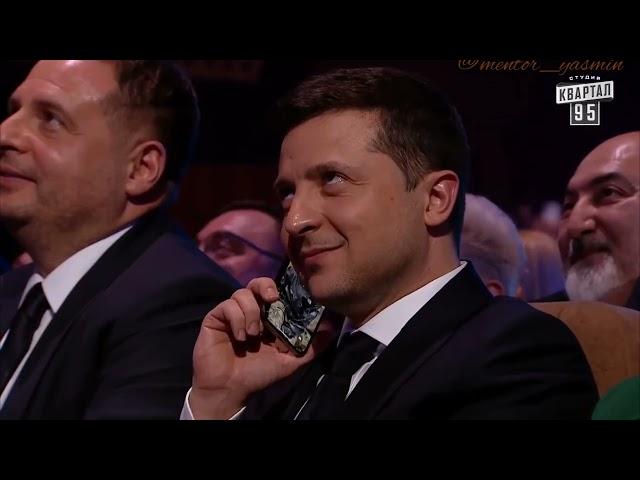  Mr. President #Zelensky came with his wife to the concert "Kvartal 95" (English subtitles) 