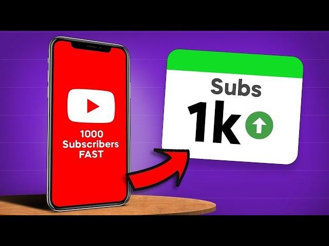 Do THIS to Get 1000 Subscribers FASTER (no uploading)