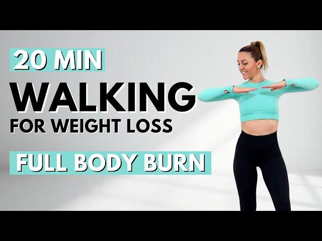 20 Min STEADY STATE WALKING for WEIGHT LOSSALL STANDINGNO JUMPINGKNEE FRIENDLYLISS WORKOUT