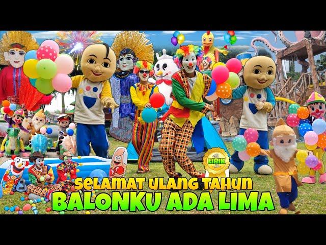 NEW 2024 ‼️ BIRTHDAY SONGS LYRICS  ONDEL ONDEL DAN BADUT LUCU JOGET LAGU BALONKU ADA LIMA