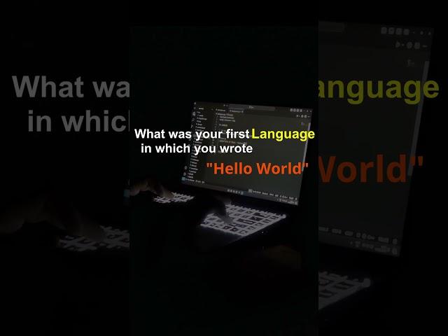Apka first coding language kya tha  #c #code #coding #python #programming #codingwithankit