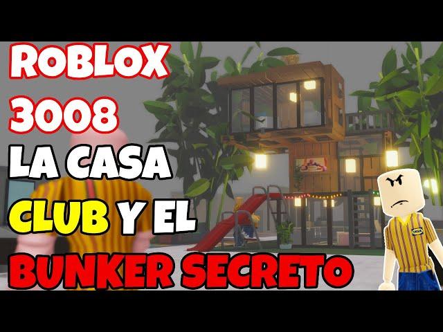  CONSTRUYO un BUNKER SECRETO en CASA CLUB  SCP-3008 (Roblox) 