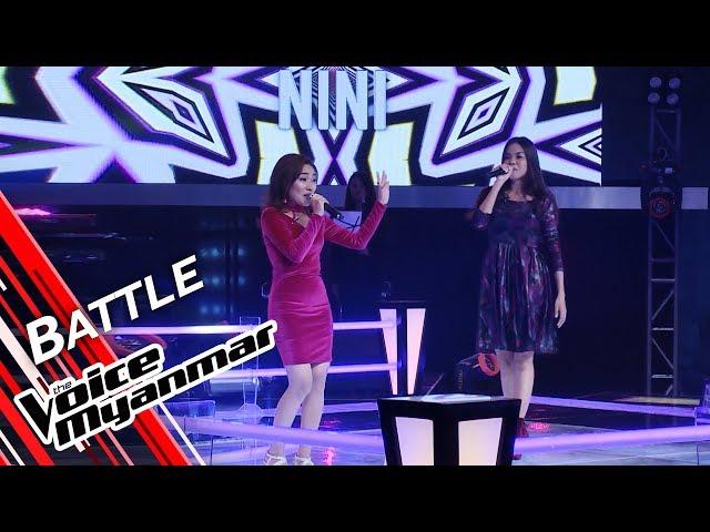 Khoon Wadi Pyae VS Aye Thazin Mg: PhayPhayLayNetNyeikNyeikLay | Battle - The Voice Myanmar 2019