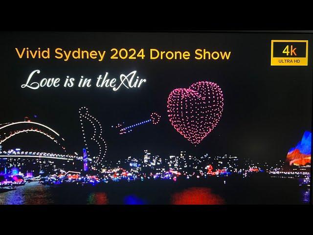 Vivid Sydney 2024 | Drone Show: Love is in the Air