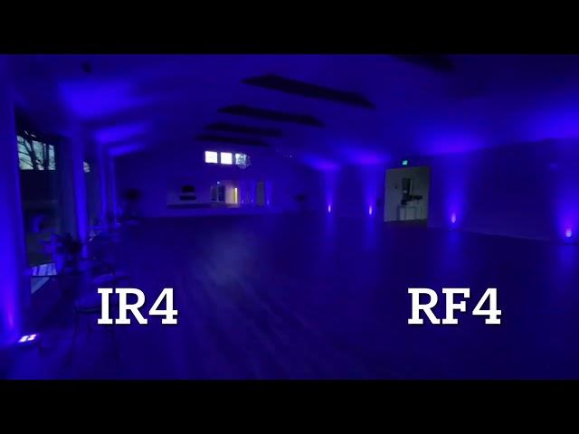 Both Lighting ir4 and rf4 demo in master slave mode!