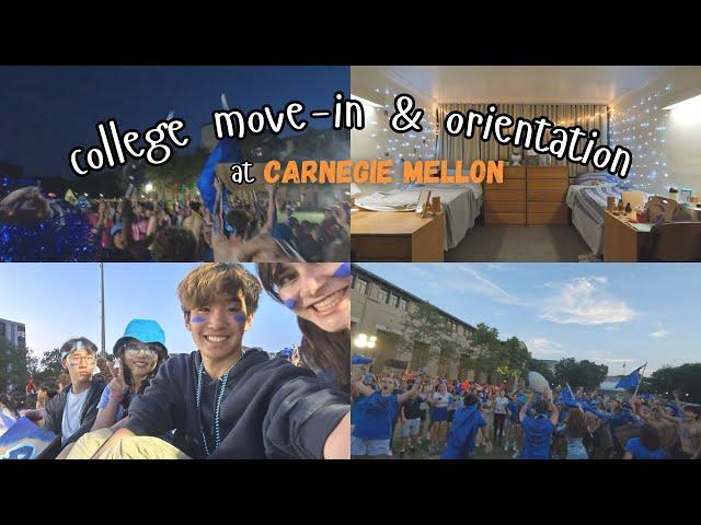 COLLEGE VLOG | Moving in & Orientation @ CMU