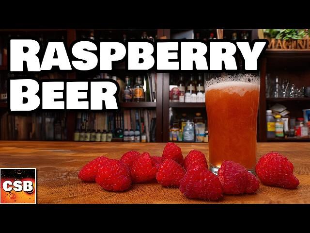 Let's Make Raspberry Beer - Is This Even Safe to Drink?