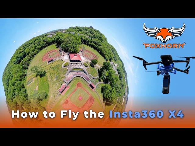 How to fly the Insta360 X4 - Liberty Park