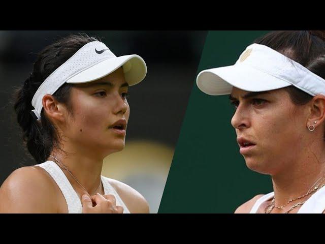 Wimbledon 2021 R4 - Raducanu vs Tomljanovic