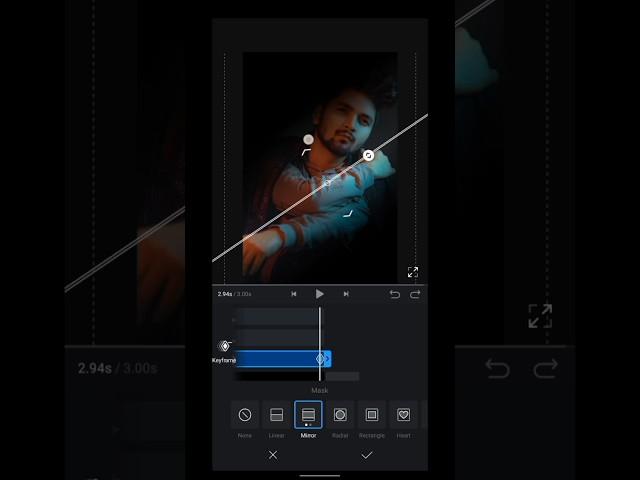 Photo Reveal in VN Video Editor App | Tutorial #shorts