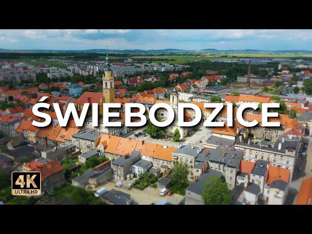 Świebodzice z drona | Wiosna 2022 | LECE W MIASTO™ [4k]