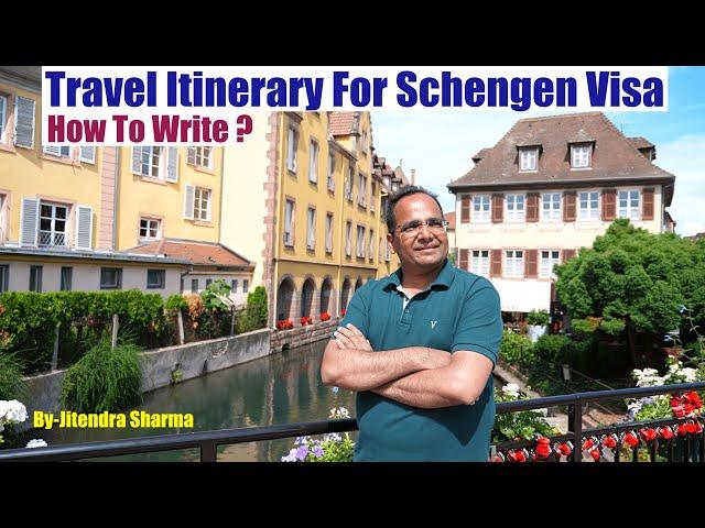 Travel Itinerary For Schengen Visa - How To Write