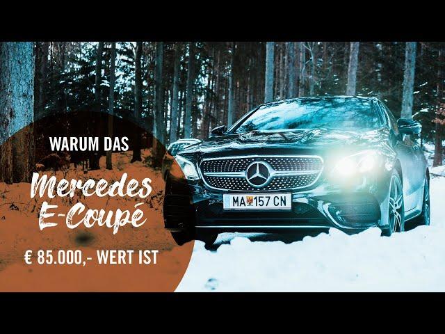 Why the 2019 E-Coupe is worth € 85.000,--