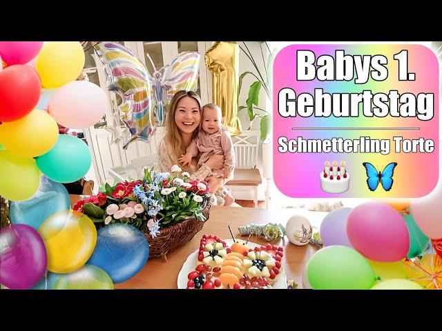 Baby wird 1  Geburtstags Party! Geschenke auspacken! Torte backen & Dekoration | Mamiseelen