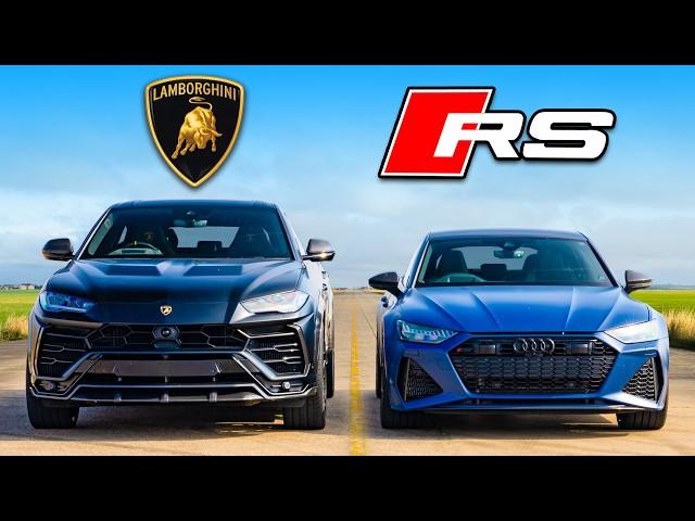 Lamborghini Urus v RS7 Performance: DRAG RACE