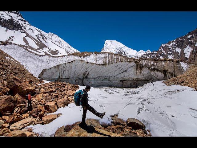 Himalayan Glacier - Kalindi Khal Trek -  Uttarkashi - Uttrakhand - India / Most Difficult Trek