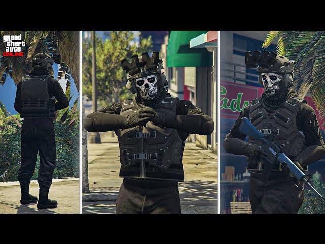 Custom Ghost Outfit tutorial | GTA 5 Online