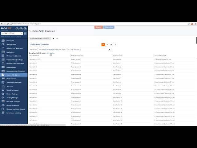 BizTalk360: How To Set Up Custom SQL Queries In BizTalk360.