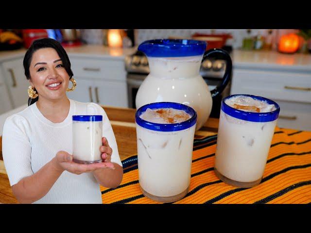 The BEST AUTHENTIC MEXICAN AGUA FRESCA de Horchata RECIPE