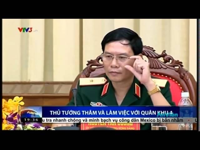 Thủ tướng Nguyễn Tấn Dũng thăm và làm việc với Quân khu 4