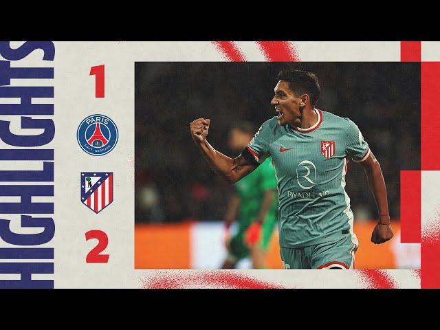 HIGHLIGHTS | PSG 1-2 Atlético de Madrid | Liga de Campeones - Jornada 4 | Temporada 2024-2025