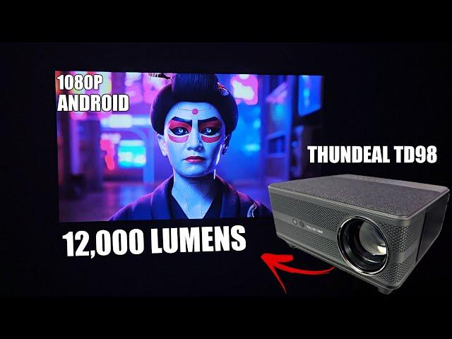 Ultra Bright Smart Android Projector Under £300 (Thundeal TD98 Review)