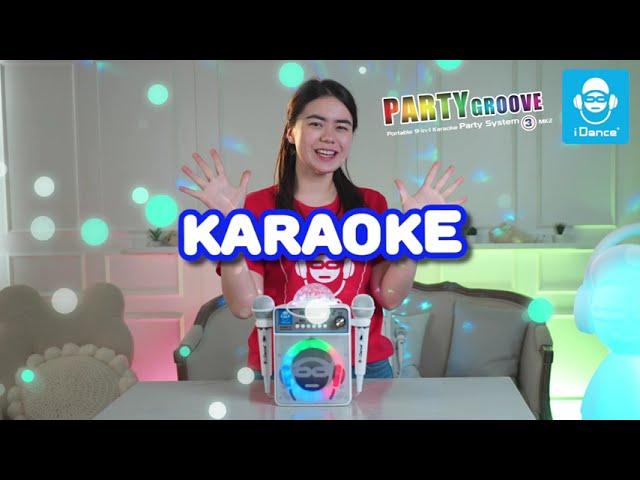 iDance PARTY GROOVE 3mk2, Karaoke Machine with Disco Ball + Lighting Ring