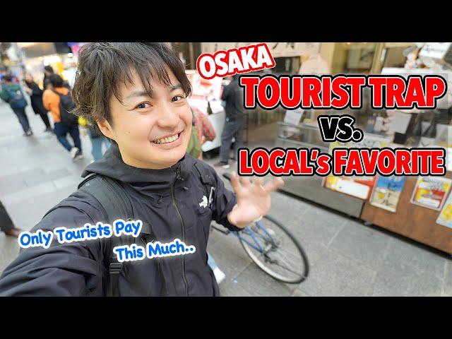 Reality of Tourist Trap Pricing in Osaka, Famous Tourist Spot vs. Local’s Favorites Ep.569