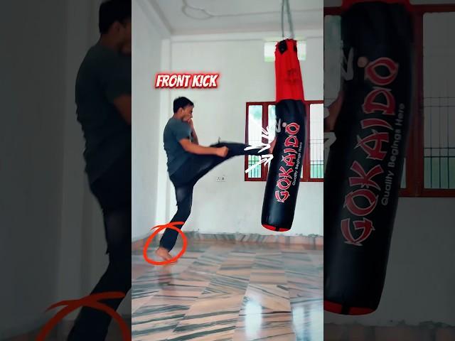 Superman punch + front kick  #shorts