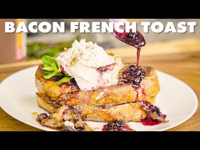 Bacon Stuffed French Toast - Quick & Easy Recipe (No Oven)