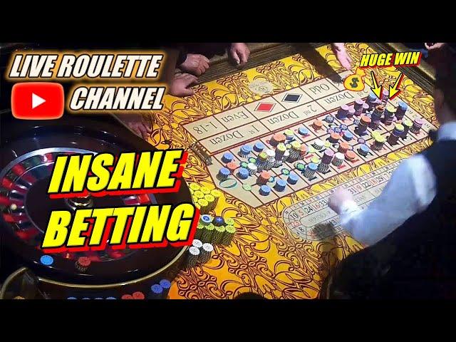  LIVE ROULETTE |  Watch Biggest Win In Las Vegas Casino  INSANE BETTING  2024-01-24